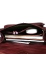 Genuine Brown Leather Women's Saddle-Style Purse Everyday Sling Handbag Crossbody Bag