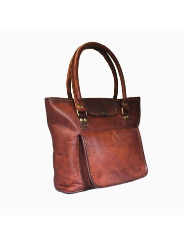 Womens Everday Tote Genuine Leather Shoulder Purse Business Handbag