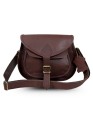Womens Genuine Leather Vintage Shoulder Sling Crossbody Office Purse