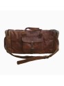 Designer Genuine Leather Travel Duffel Bag Weekend Overnight Luggage Duffle Holdall Bag