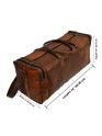 Designer Genuine Leather Travel Duffel Bag Weekend Overnight Luggage Duffle Holdall Bag