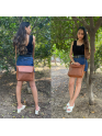 Women Crossbody Genuine Leather Brown Messenger Sling Shoulder bag 
