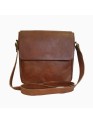 Women Crossbody Genuine Leather Brown Messenger Sling Shoulder bag 