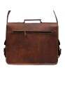Brown Carryall Genuine Leather  Office Laptop Camera Lens KIt Photography Bag