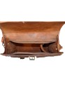 Vintage Genuine  Leather Briefcase Camera Lens DSLR Sony Canon Nikon Bag