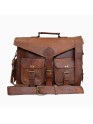 Men Genuine Leather Briefcase Office Messenger Laptop Shoulder Bag
