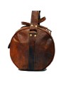Genuine Leather Weekend Shoulder Luggage Bag Overnight Travel Duffel Gym Bag 