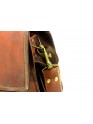 Genuine Leather Laptop Crossbody Business Messenger Men's Office Briefcase Bag