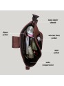 Genuine Leather Crossbody Sling Bag for Women – Handcrafted Shoulder Satchel with Adjustable Strap, Magnetic & Zipper Closure – Stylish Purse for Travel, Work, Office, Daily Use