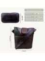 Genuine Leather Crossbody Sling Bag for Women – Handcrafted Shoulder Satchel with Adjustable Strap, Magnetic & Zipper Closure – Stylish Purse for Travel, Work, Office, Daily Use