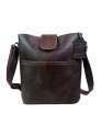 Genuine Leather Crossbody Sling Bag for Women – Handcrafted Shoulder Satchel with Adjustable Strap, Magnetic & Zipper Closure – Stylish Purse for Travel, Work, Office, Daily Use