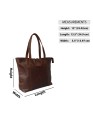  Genuine Hunter Leather Tote Women Purse Handmade Handbag Top Handle Shoulder Bag