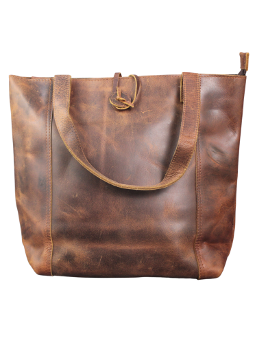  Genuine Hunter Leather Tote Women Purse Handmade Handbag Top Handle Shoulder Bag