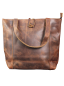  Genuine Hunter Leather Tote Women Purse Handmade Handbag Top Handle Shoulder Bag