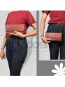  Women's Genuine Leather Wallet Small Girls Clutch Brown Ladies Daily Purse