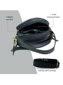 Madosh Women's Genuine Leather Handbag Purse – Minimalist Small Crossbody Bag with Detachable Strap & Top Handle, Handmade for Everyday & Evening Use