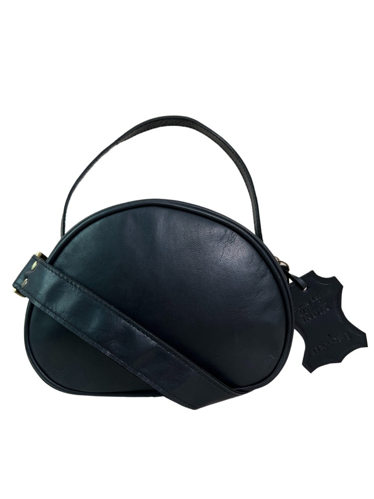 Madosh Women's Genuine Leather Handbag Purse – Minimalist Small Crossbody Bag with Detachable Strap & Top Handle, Handmade for Everyday & Evening Use