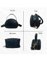 Madosh Women's Genuine Leather Handbag Purse – Minimalist Small Crossbody Bag with Detachable Strap & Top Handle, Handmade for Everyday & Evening Use