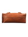 Madosh Genuine Leather 2-in-1 Brown Medium Backpack tote handbag easily convertible dual design purse