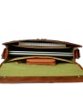 Men's Genuine Leather Crossbody Ipad Bag Flap Over Shoulder Laptop Office Bags