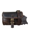 Madosh Genuine Leather Women’s Shoulder Brown Crossbody Flap Over Small Sling Side Purse 
