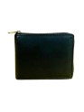 Madosh Genuine Leather Men's Wallet Black Bifold Purse | RFID Protected | Cards Holder Coin Pocket | Zip Closure for Safety