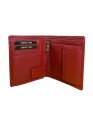 Madosh Genuine Leather Men's Wallet Red Bifold Purse | RFID Protected | Cards Holder Coin Pocket