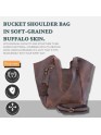 Women's Handbag Buffalo Leather Tote Hobo Bag Business Crossbody Shoulder Purse