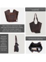 Women's Handbag Buffalo Leather Tote Hobo Bag Business Crossbody Shoulder Purse