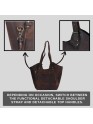 Women's Handbag Buffalo Leather Tote Hobo Bag Business Crossbody Shoulder Purse