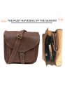  Women Crossbody Satchel Buffalo Leather Purse Slingbag Everyday Shoulder Handbag