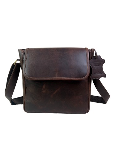 Women’s Genuine Leather Crossbody Shoulder Bag | Medium Size Sling Bag for Office, Travel, Casual Use | 11 Inch Ladies Side Purse with Adjustable Strap & Pockets