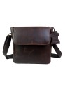 Women’s Genuine Leather Crossbody Shoulder Bag | Medium Size Sling Bag for Office, Travel, Casual Use | 11 Inch Ladies Side Purse with Adjustable Strap & Pockets