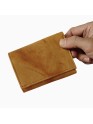  Men Real Leather Trifold Wallets Card Slots Blocking Slim Wallet Handmade Purse