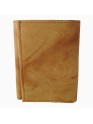  Men Real Leather Trifold Wallets Card Slots Blocking Slim Wallet Handmade Purse
