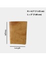  Men Real Leather Trifold Wallets Card Slots Blocking Slim Wallet Handmade Purse