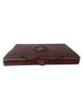 Traditional Vintage Genuine Leather Embossed Notebook Journal Memory Diary 9 x 5
