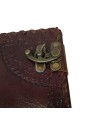 Genuine Leather Journal Medieval Stones Embossed Handmade Notebook Diary