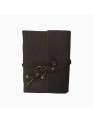 Genuine Leather Notebook Diary Brown Schedule Journal Small Book