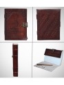 Genuine Leather Bound Journal Brown Buddha Diary Plain Small Sketchers Notebook