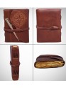 Genuine Leather Bound Brown Journal Handmade Diary Sketchers Writting Notebook