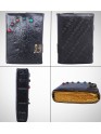  Black Cover Dairy Genuine Leather Bound Journal Stone Studded Tree Notebook