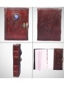 Genuine Leather Bound Dream Catcher Grimoire Plain Small Diary Writing Notebook