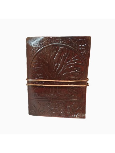 Celtic Tree of Life Book of Shadows Blank Notebook Leather Journal  Diary