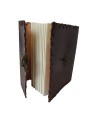 Vintage Leather Brown Handmade Diary clasp lock Notebook Oragniser
