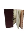 Vintage Leather Brown Handmade Diary clasp lock Notebook Oragniser