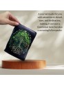 Madosh, Handmade Genuine Leather Journal with Tree of Life Design – 200 Unlined Pages | Vintage Lock Diary | 7x5” Travel Notebook for Writing, Sketching, Gifting