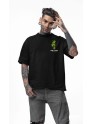 Oversized Drop Shoulder Graphic Printed Half Sleeve T-Shirt for Men | Round Neck t-Shirt 100% Cotton (240gsm) | Beach Wear Tshirt