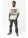 Oversized Drop Shoulder Men's Summer Beach Graphic Tshirt | Round Neck Printed t-Shirt 100% Cotton (240gsm) | Beach Wear Tshirt | Men's Printed Top