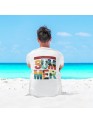 Recycled Cotton Regular Fit Men's T-Shirt | Mens Printed Tshirt | Mens Round Neck Summer Holiday Tshirt (IN, Alpha, S, Regular, White)